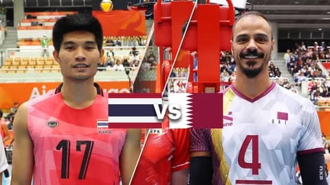 มีลุ้นชนะ สถิติ 5 นัดหลังสุด วอลเลย์บอลชายไทย พบ กาตาร์ ก่อนเอเชียนเกมส์ รอบจัดอันดับ 5-8