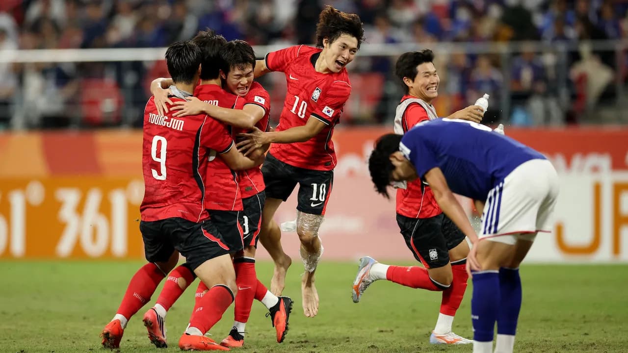 สรุปเหรียญทอง-เงิน-ทองแดง จัดอันดับ 5-15 ฟุตบอลชาย "เอเชียนเกมส์ 2026" (Asian Games 2026)